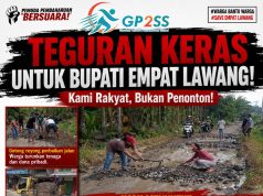 Jalan Rusak Tak Kunjung Diperbaiki, GP2SS Tegur Keras Bupati Empat Lawang: “Kami Rakyat, Bukan Penonton!”