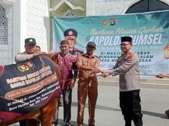 Kurban Kapolda Sumsel Disalurkan ke OKU Timur, Polri Perkuat Pendekatan Sosial dan Keagamaan