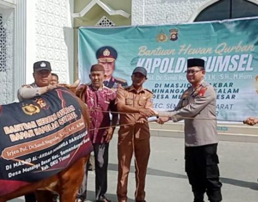Kurban Kapolda Sumsel Disalurkan ke OKU Timur, Polri Perkuat Pendekatan Sosial dan Keagamaan
