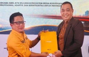 Pelantikan AMKI Sumsel Digelar Meriah, Tantangan Profesionalisme Media Jadi Sorotan