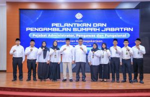 Pelantikan Pejabat Kemnaker, Menaker Yassierli Dorong Percepatan Budaya K3 dan Reformasi Birokrasi