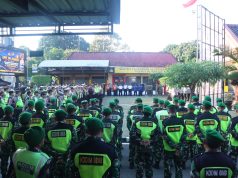 Polres Blitar Kota Terjunkan 480 Personel Gabungan Amankan Pengesahan Warga Baru Perguruan Silat