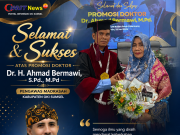 Terungkap, Perjuangan Ahmad Bermawi Raih Gelar Doktor Setelah Menunda Mimpi Bertahun-Tahun