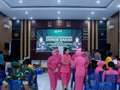 Semarak HUT Bhayangkara ke-80, Polres Blitar Kota Gelar Donor Darah untuk Kemanusiaan