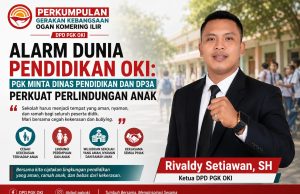 Alarm Dunia Pendidikan OKI: PGK Minta Dinas Pendidikan dan DP3A Perkuat Perlindungan Anak