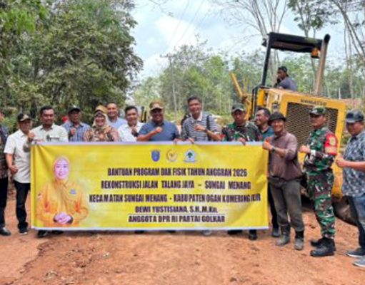 Jalan Talang Jaya–Sungai Menang Mulai Dibangun, Harapan Warga Kini Diuji Kualitas Proyek
