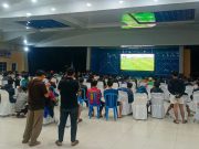 Nobar Final Piala Dunia Ramai, Kebersamaan Warga OKU Timur Jadi Sorotan