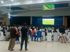 Nobar Final Piala Dunia Ramai, Kebersamaan Warga OKU Timur Jadi Sorotan
