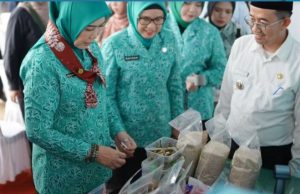 Ketua TP PKK Sumsel Feby Deru Evaluasi Program PKK di Muratara, Dorong UMKM Lokal Naik Kelas