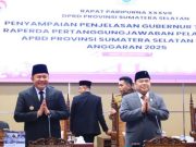 APBD Sumsel 2025 Dipertanggungjawabkan, Herman Deru Tegaskan Komitmen Tindak Lanjut Catatan BPK