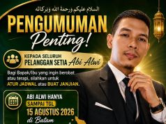 Pengumuman penting dari Abu Alwi untuk Pengobatan Terapi Buat daerah Sumatra Utara dan Aceh