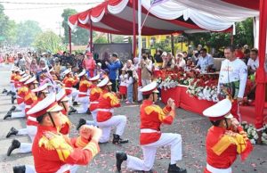 Gerak Jalan HUT RI di Pagar Alam Meriah, 138 Regu Turun ke Jalan