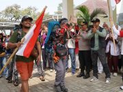 Tim Bentang Merah Putih Tiba di Pagar Alam, 2.026 Meter Bendera Siap Dibentangkan di Dempo