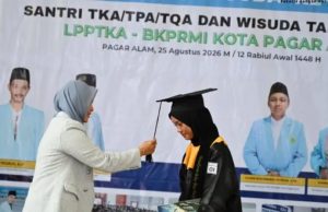 240 Santri Diwisuda di Pagar Alam, Tantangan Pendidikan Al-Qur’an Belum Berakhir