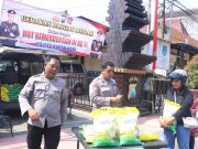 Sambut HUT Kemerdekaan RI ke-81, Polres Blitar Kota Salurkan Beras dalam Gerakan Pangan Murah