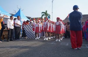 Lomba Gerak Jalan Indah OKI Diikuti 92 Regu, Pelajar Tiga Kecamatan Ramaikan HUT RI ke-81