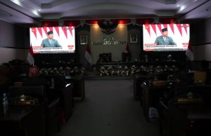 DPRD Kabupaten Blitar Menggelar Rapat Paripurna, Mendengarkan Pidato Kenegaraan Presiden RI Dalam Rangka Menyambut HUT RI ke-81 Tahun 2026