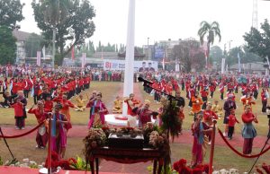 410 Penari Tampilkan Harmony Nusantara di OKI, 10 Anak Berkebutuhan Khusus Ikut Menari