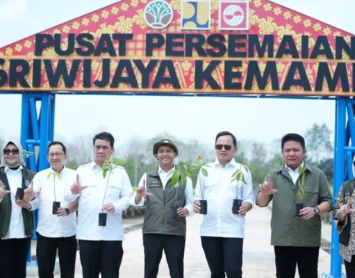 Pusat Persemaian Sriwijaya Kemampo di Banyuasin Resmi, Kapasitas hingga 10 Juta Bibit per Tahun