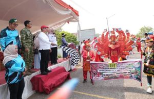 Pawai Kemerdekaan Banyuasin III Meriah, Digelar Tanpa Dana APBD