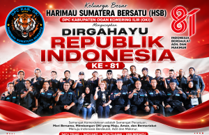 HSB DPC OKI Sampaikan Ucapan Dirgahayu RI ke-81, Teguhkan Semangat Persatuan dan Kebangsaan