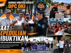 Jumat Berkah Harimau Sumatera Bersatu (HSB) DPC OKI, Saat Kepedulian Dibuktikan Lewat Aksi Nyata untuk Masyarakat