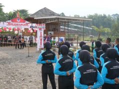 Paskibraka Pagar Alam Masuki Desa Bahagia, Wawako Bertha Tekankan Disiplin dan Cinta Tanah Air