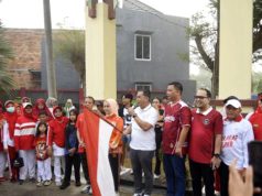 Semarak HUT RI di Catelya Palembang, Jalan Sehat Jadi Ruang Kebersamaan Warga