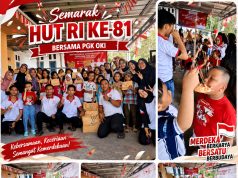 Semarak HUT ke-81 RI, PGK OKI Ajak Warga Jua-Jua Rayakan Kemerdekaan dengan Kebersamaan