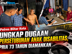 Polres Blitar Kota Ungkap Dugaan Persetubuhan Anak Disabilitas, Pria 73 Tahun Diamankan