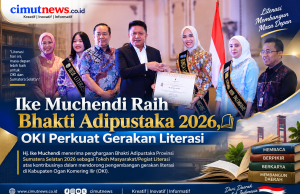 Ike Muchendi Raih Bhakti Adipustaka 2026, OKI Perkuat Gerakan Literasi