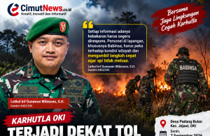 Karhutla OKI Terjadi Dekat Tol Kayuagung-Palembang, TNI Perkuat Deteksi Dini