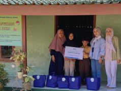 Penyaluran Bantuan Kepada Sejumlah Yayasan Dan Masyarakat Di Sekitar Kantor BRI.