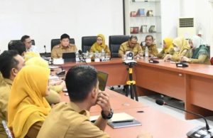 Sekda Banyuasin Pimpin Rakor Evaluasi Kinerja Kepala Daerah Semester I 2026