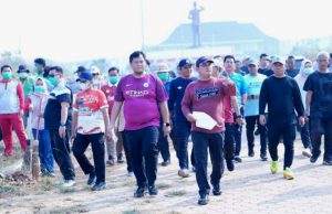Bupati Banyuasin Tinjau BKSC, Revitalisasi Venue Olahraga Dimatangkan