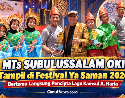 MTs Subulussalam OKI Tampil di Festival Ya Saman 2026, Bertemu Langsung Pencipta Lagu Kamsul A. Harla