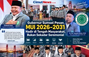 Gubernur Sumsel Pesan MUI 2026–2031 Hadir di Tengah Masyarakat, Bukan Sekadar Seremonial