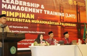 Leadership Management Training Universitas Muhammadiyah Palembang Diikuti 84 Pimpinan, Fokus Kepemimpinan Visioner