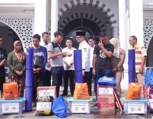 Bantuan Korban Kebakaran OKU Disalurkan, Delapan Keluarga Terima Logistik Darurat