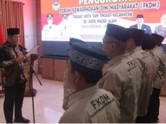 FKDM Pagar Alam Dikukuhkan, Wali Kota Ludi Oliansyah Perkuat Kewaspadaan Dini Masyarakat