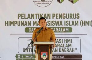 HMI Cabang Pagar Alam Dilantik, Wali Kota Ludi Dorong Kader Aktif Beri Solusi