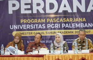 282 Mahasiswa Baru Pascasarjana UPGRIP Ikuti Kuliah Perdana, Rektor Tekankan Awal Perjalanan Akademik