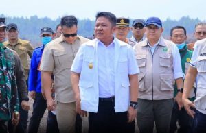 Karhutla Muba Dipantau Herman Deru, Satgas Diminta Cegah Api Meluas