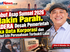 Kabut Asap Sumsel 2026 Makin Parah, KADERA Desak Pemerintah Buka Data Korporasi dan Cabut Izin Perusahaan Terbukti Lalai