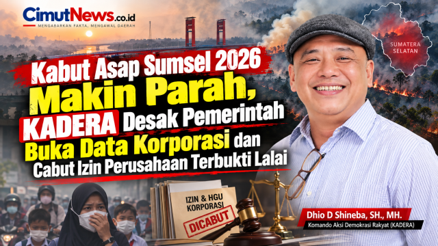 Kabut Asap Sumsel Makin Parah