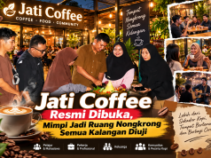 Jati Coffee Resmi Dibuka, Mimpi Jadi Ruang Nongkrong Semua Kalangan Diuji