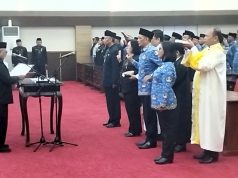 Bupati Blitar Melantik Dan Pengambilan Sumpah/Janji 106 Pejabat Tinggi Pratama Di lingkup Pemkab Blitar